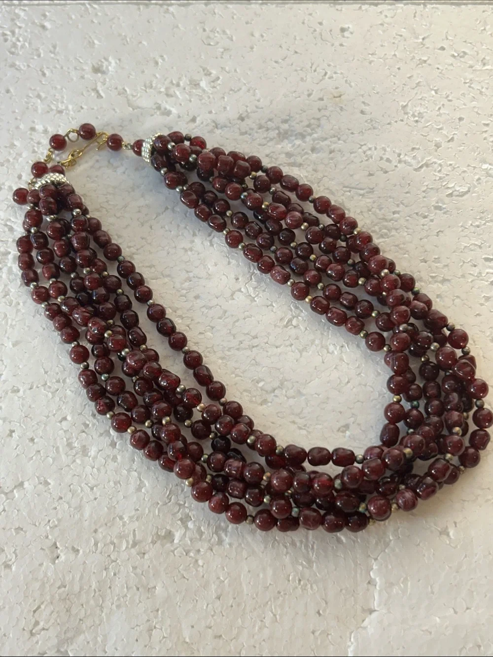 Source Unknown garnet red